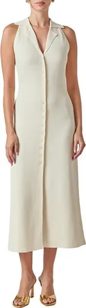 endless rose Sleeveless Midi Sweater Dress in Ivory at Nordstrom, Size Medium
