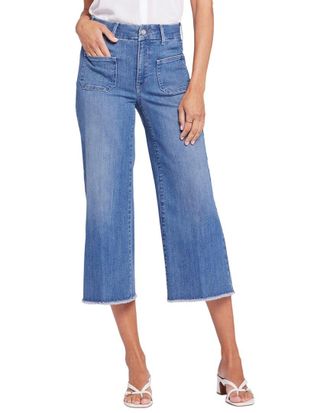 NYDJ Petite Wide Leg Compass Capri Jean