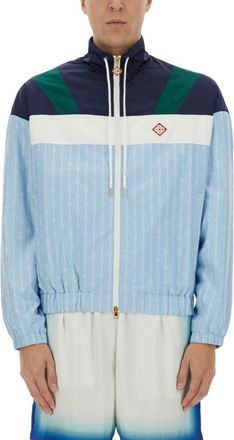 Casablanca Pinstripe Laurel Track Jacket