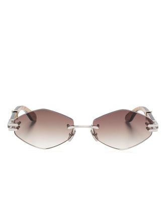 Maybach Eyewear The Idol I sunglasses - unisex - Acetate/Metal - One Size - Silver