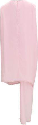 Jacquemus Womens Traversin Layered Dress Light Pink Cotton; Polyamide