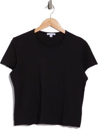 James Perse Shrunken Tee in Black at Nordstrom Rack, Size 0