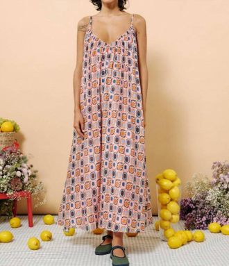 FRNCH Patterned Dress In Sun