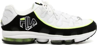 Fila logo-print lace-up sneakers - men - Leather/Rubber/Fabric - 13 - White
