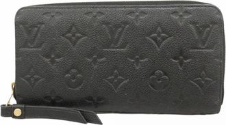 Louis Vuitton Noir Long Wallet (Bi-Fold) (Pre-Owned)