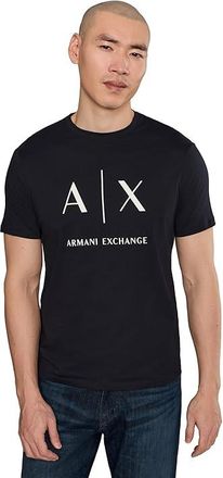 A|X Armani Exchange Cotton Jersey Ax Slim T-Shirts Mens T Shirt Deep Navy : 2XL