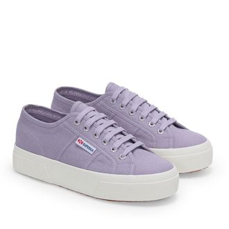 Superga Dames/Dames 2740 Veterschoenen (Violet Lavendel/Avorio)