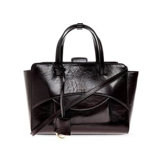 Hidesins Tassen, Dames, Bruin, ONE Size, Leer, Flap Medium Bag