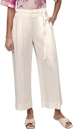 DKNY Dkny Tie Waist Twill Pant