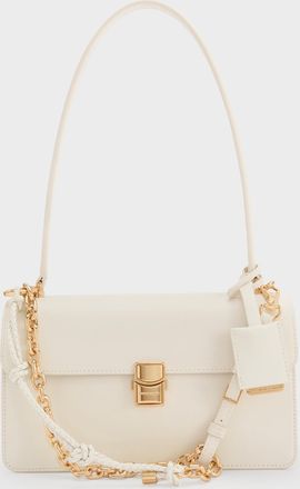 Charles & Keith Acelynn Rope-Chain Shoulder Bag