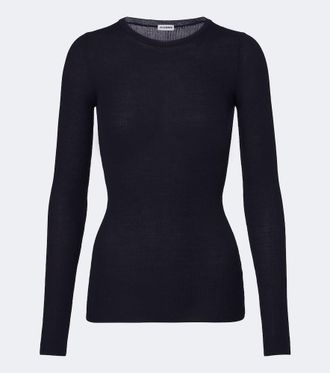 Jil Sander Ribbed-knit wool sweater
