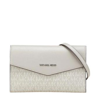 Michael Kors Pre-owned Cross Body Bags, female, Gray, Size: ONE SIZE Pre-owned Plastic Shoulder Bag
