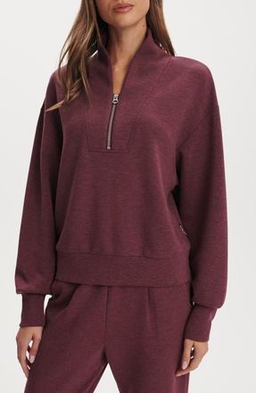 Varley Davidson Woven Sweatshirt in Sassafras Marl at Nordstrom, Size Xx-Small