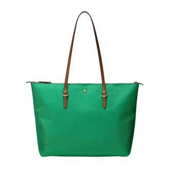 Ralph Lauren Tote Bags, female, Green, Size: ONE SIZE Keaton 26 Tote Medium
