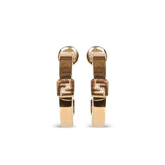 Fendi FF-logo Hoop Earrings
