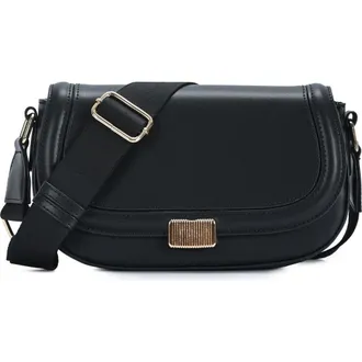 Rachel Zoe Seatbelt Crossbody Bag in Black at Nordstrom Rack
