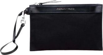 Prada Pre-owned Clutches, female, Black, Size: ONE SIZE Pre-owned Vintage Clutch