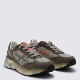 Premiata Mens Sneakers Taupe _cover Tex-Le-El Sole El Tex/le/el