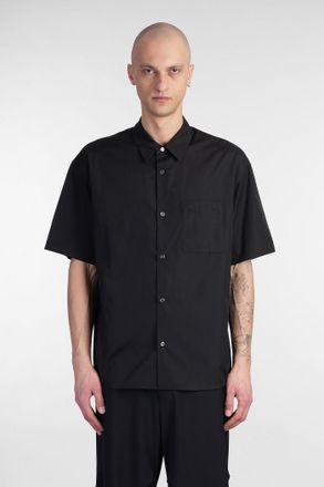 Attachment Camicia in cotone nero