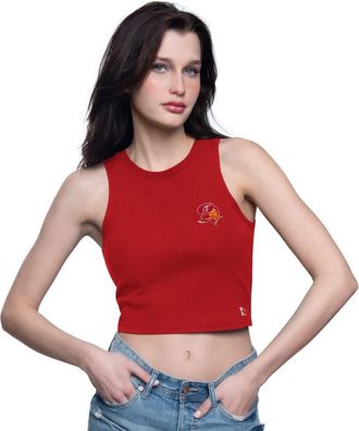 Starter Womens Starter Red Tampa Bay Buccaneers Show Up Cropped Tank Top at Nordstrom, Size Xx-Large