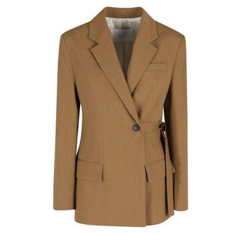 Tela Blazers, female, Brown, Size: S Omega Jacket