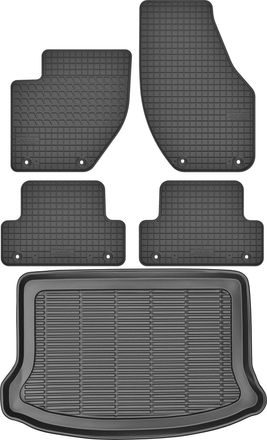 OEM Volvo V40 Ii / V40 Cc // Suv Cross Country A Partir De 2012. Juego De Alfombrillas De Goma Para Coche + Alfombrilla Para Maletero