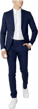 Jack & Jones Hombre, Trajes, Azul, Talla: S