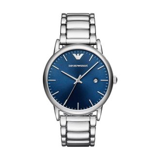 Emporio Armani Accessoires, Heren, Grijs, ONE Size, Luigi Horloge