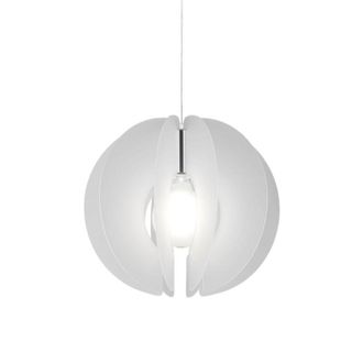 Linea Zero Suspensi&oacute;n Sirio En Metal Cromo Satinado Cm. 40x40h