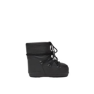 Moon Boot Icon Low Rubber Boots - Dames - Winterlaarzen - Zwart - 42 EU - Leer - Schoenen