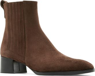 La Canadienne Jones Chelsea Bootie in Brunette Suede at Nordstrom, Size 7.5