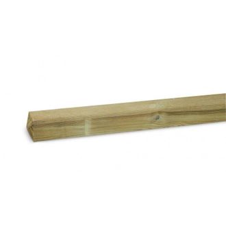 Alce Paquete De 2 Piezas De Poste De Pino De 9x9x120 Cm Con Punta De Diamante, Acabado Fsc, Alce