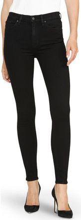 Hudson Barbara High-Rise Super Skinny Supermodel Jean in Black at Nordstrom, Size 28