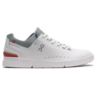 On The Roger Advantage Textile Synthetic Mens Lace Up Trainers - White Flare - Size:UK 12.5
