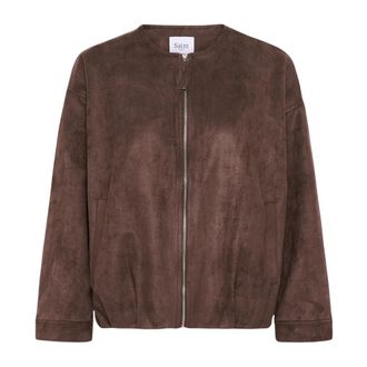 Saint Tropez ZaselineSZ Jasje - Dames - Jassen - Bruin - Maat: M Poliester