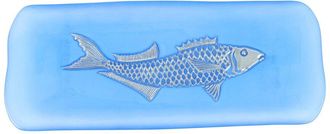 Vietri Vietri Isola Glass Small Fish Rectangular Tray With $8 Credit
