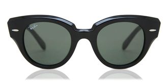 Ray-Ban RB2192 Roundabout 901/31 Womens Sunglasses Black Size 47