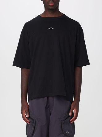 Oakley T-shirt in cotone con stampa grafica a contrasto e spalle scese