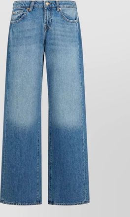 7 For All Mankind denim wide-leg jeans