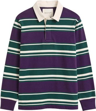 GANT Rugger Polo - Dames - Polos - Paars - 2XL - Katoen - Tops