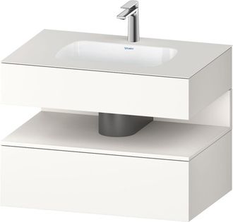 Duravit Duravit Qatego Lavabo Encastrado Con Base De Lavabo Consola