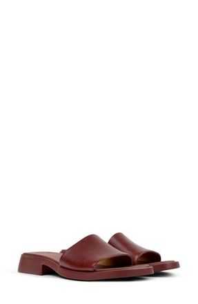 Camper Dana Slide Sandal in Burgundy at Nordstrom, Size 40