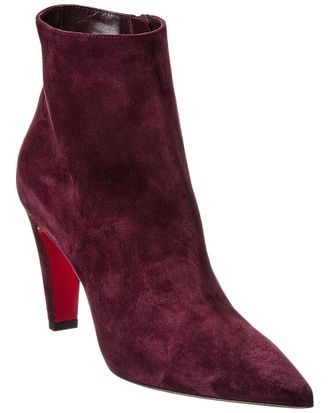 Christian Louboutin Vibella 85 Suede Bootie
