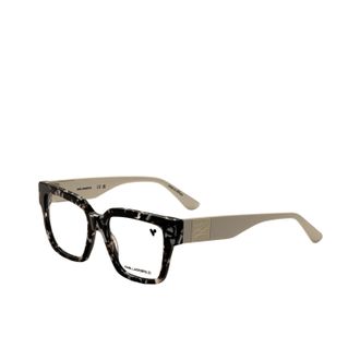 Karl Lagerfeld Womens 53mm Marble Black Eyeglasses KL6196-016-53