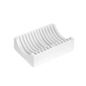 Emuca Emuca Kit De Organizadores De Platos Para Muebles, Con Capacidad Para 13 Platos, Pl&aacute;stico, Blanco