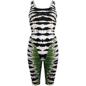 Speedo Printed Womens Multicolour Legsuit Nylon - Size X-Large