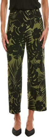 Anne Klein Petite High-Rise Pull-On Wide Waistband Palazzo Pant