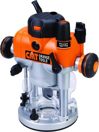 CMT Fresadora 2400w Para Madera Duro - Velocidad 8000 - 21000 Rpm - Sistema De Seguridad Nvr - Ajuste Microm&eacute;trico - Cmt7e