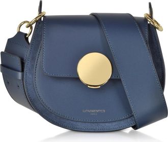 Le Parmentier Handbags - Dames - Schoudertassen - Blauw - ONE Size - Leer - Tassen
