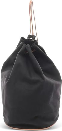 Herm&egrave;s 2000 Mimir GM schoudertas met trekkoord - Zwart